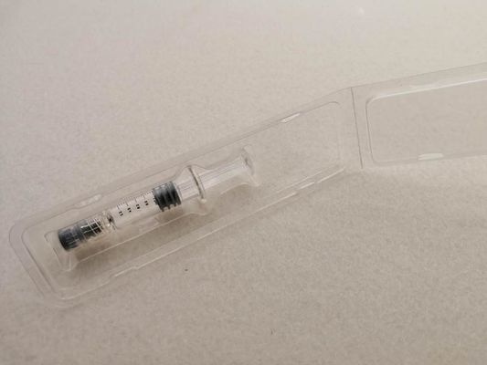 Imballaggio per dispositivi medici Blister PET PVC Clamshell per siringa da 1,0 ml Tipo di processo