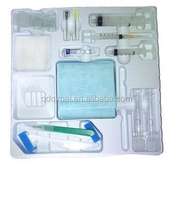 Pratico vassoio di plastica ultra-pulita per l'opzione personalizzabile medica