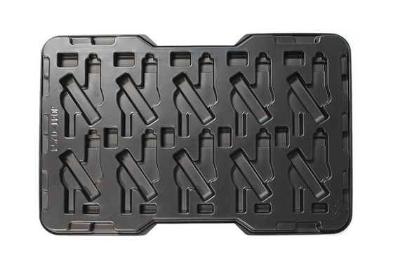 Parti termoformate ESD antistatico Blister Tray Plastica nera